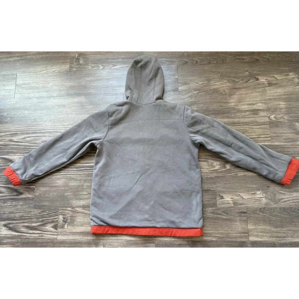Kids Nike Sportswear‎ Jacket Coat Deep Orange Grey Reversible XL 14